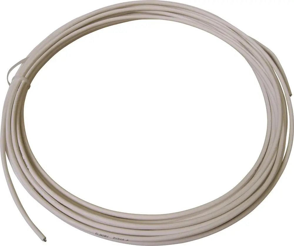 Kabel für die Verbindung von Geräten, mit hellem Kunststoffmantel. Geeignet für Anwendungen mit Bosch Luftwärmepumpen.